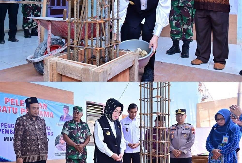PELETAKAN BATU PERTAMA DAN DONASI PEMBANGUNAN MIM 1 PK SUKOHARJO
