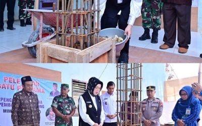 PELETAKAN BATU PERTAMA DAN DONASI PEMBANGUNAN MIM 1 PK SUKOHARJO