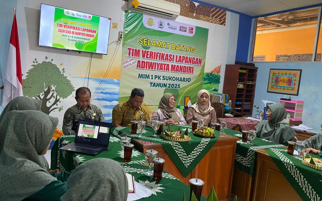 Penilaian Verifikasi Lapangan Calon Sekolah Adiwiyata Mandiri di MIM 1 PK Sukoharjo