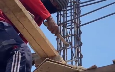 Progres Pembangunan Gedung MI Muhammadiyah 1 PK Sukoharjo Masuki Tahap Pemasangan Besi