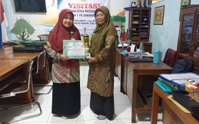 RAIH JUARA 3 LOMBA GURU VOLI PUTRI TK. KABUPATEN : KEPALA MADRASAH BERIKAN APRESIASI