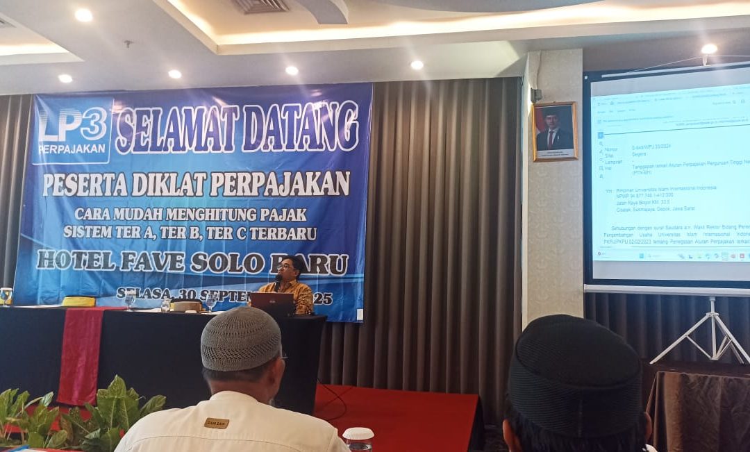 GURU MIM 1 PK SUKOHARJO IKUTI DIKLAT PERPAJAKAN