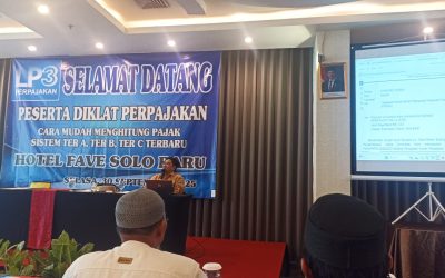 GURU MIM 1 PK SUKOHARJO IKUTI DIKLAT PERPAJAKAN