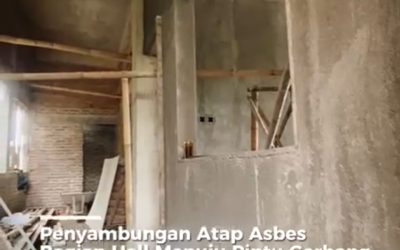 🏗️ Progres Pembangunan Gedung MIM 1 PK Sukoharjo Terus Berjalan Memasuki Tahap Pemasangan Asbes