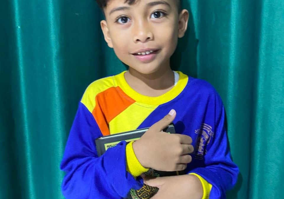 Inklusif student has finished al husna for Al Quran program