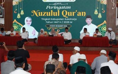 GURU MIM 1 PK SUKOHARJO MENGIKUTI PENGAJIAN NUZUZLUL QURAN DI PEMKAB. SUKOHARJO