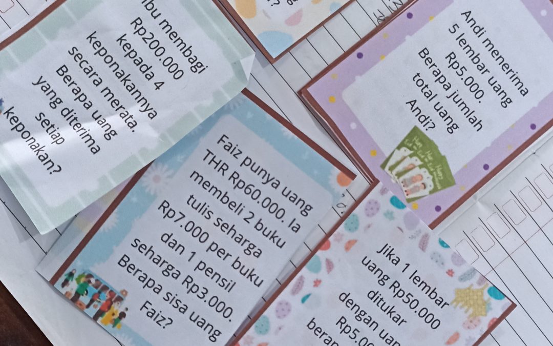 KARTU NUMERASI THR SEBAGAI MEDIA PEMBELAJARAN HARI PERTAMA PASCA LIBUR LEBARAN