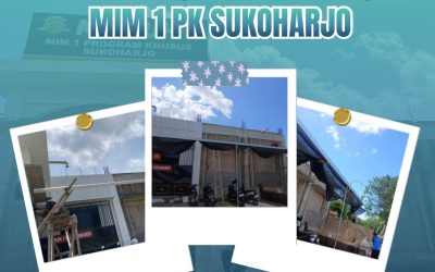 UPDATE PEMBANGUNAN GEDUNG MIM 1 PK SUKOHARJO ✨ Pemasangan Paranet Area Parkir ☀️🏍️