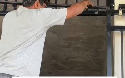 Perkembangan Pembangunan Gedung MIM 1 PK Sukoharjo: Tahap Pengelasan Gerbang Atas Berjalan Lancar