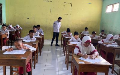 Pelaksanaan Ujian Madrasah Kelas VI MIM 1 PK Sukoharjo Tahun 2026 Berjalan Lancar dan Kondusif