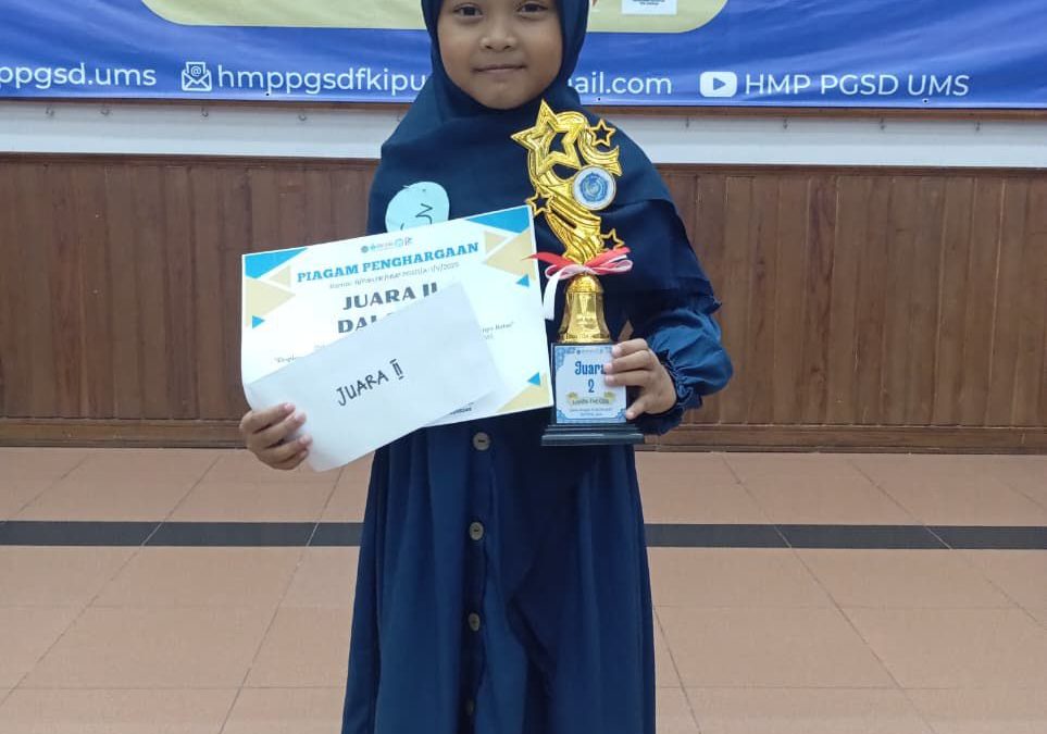 Dari Mimbar Dakwah ke Panggung Prestasi, Siswa MIM 1 PK Sukoharjo Raih Juara II Dai Cilik