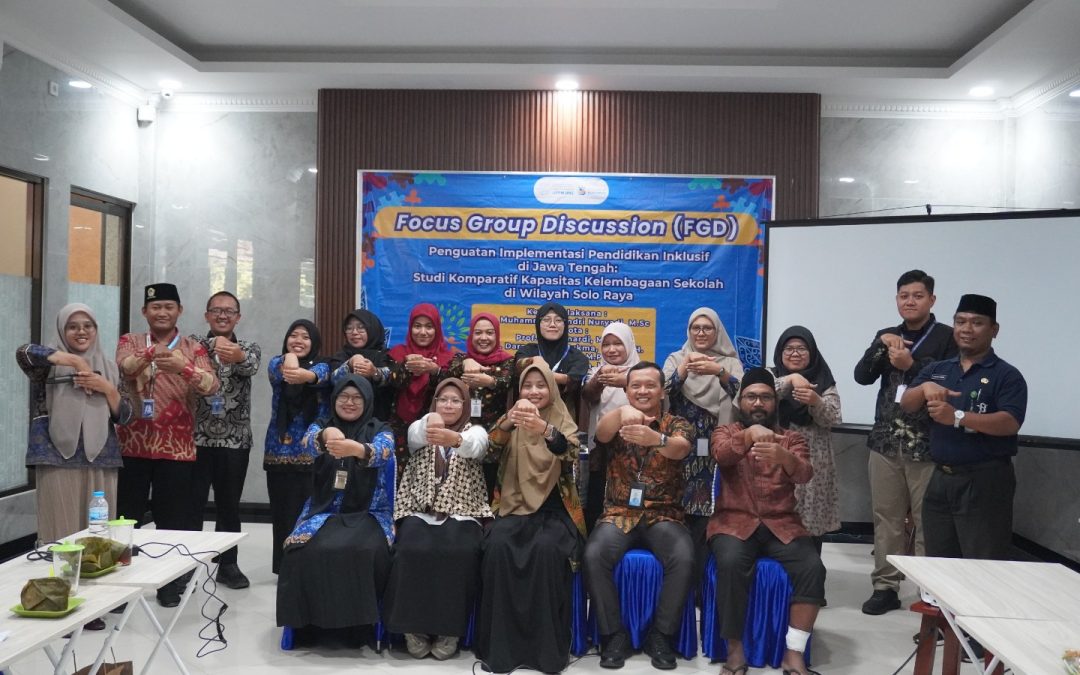 MIM 1 PK Sukoharjo Berpartisipasi dalam FGD Penguatan Implementasi Pendidikan Inklusif di Jawa Tengah