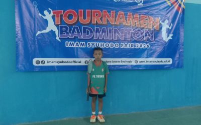 Semangat Bertanding! Ihsan Wijayanto Tunjukkan Perjuangan di Turnamen Badminton