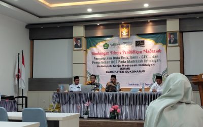 Sinergikan Langkah, Kepala dan Operator MIM 1 PK Sukoharjo Kompak Ikuti Bimtek EMIS