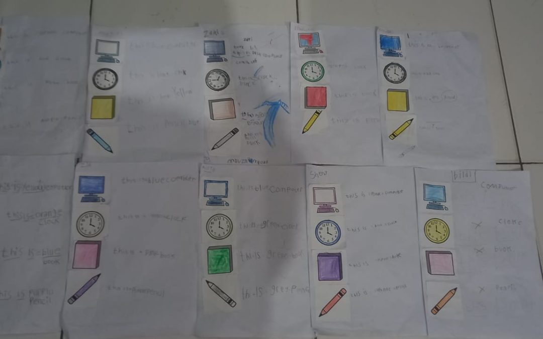 “Colors First, Objects Next: Learning English in the Classroom”